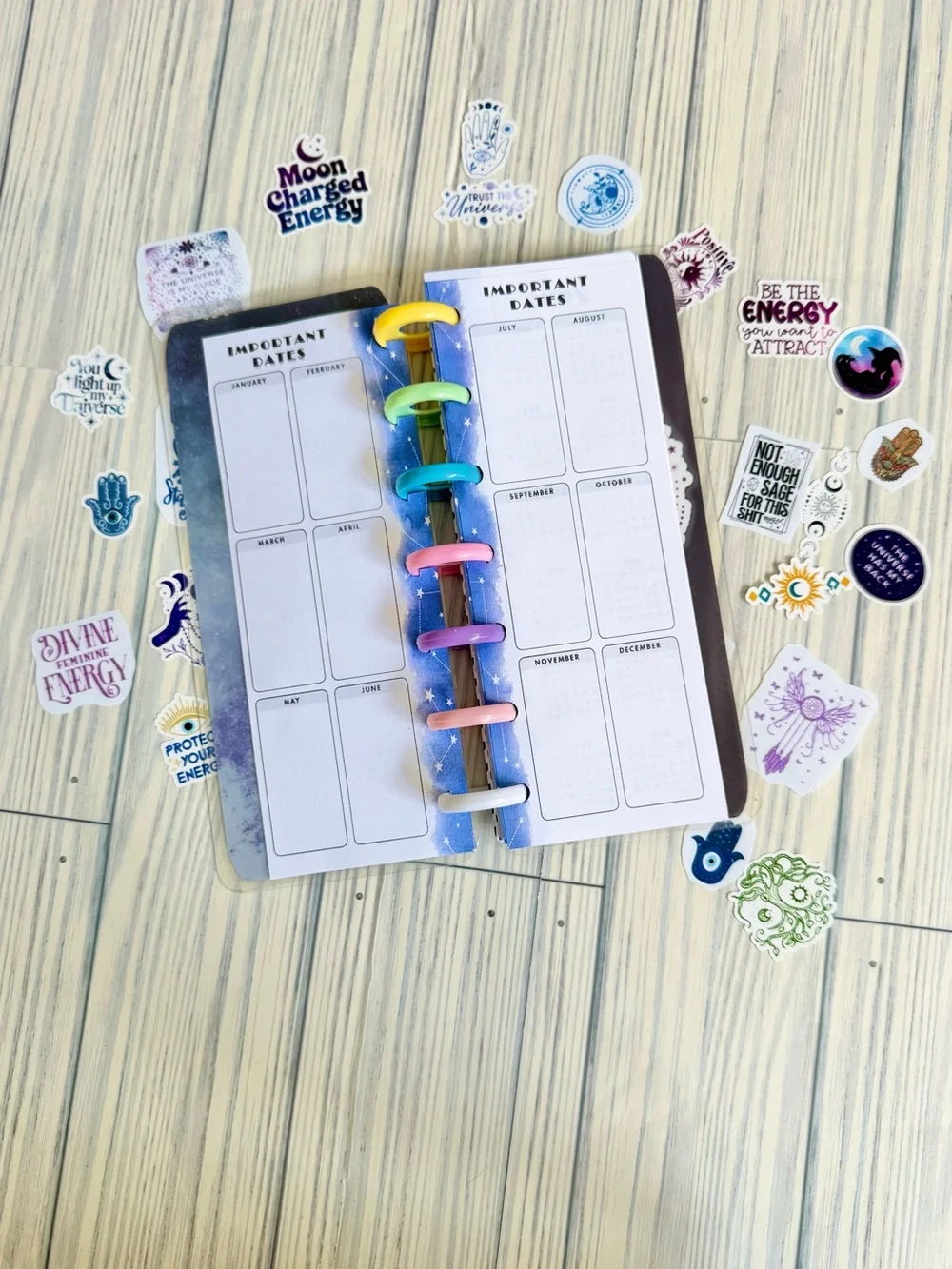 Skinny mini planner Make Your Own Magic undated